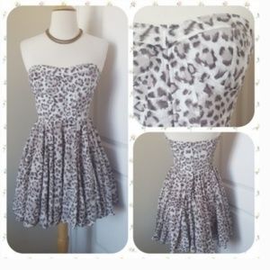 Greylin Silk strapless dress